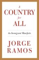 A country for all an immigrant manifesto  Cover Image